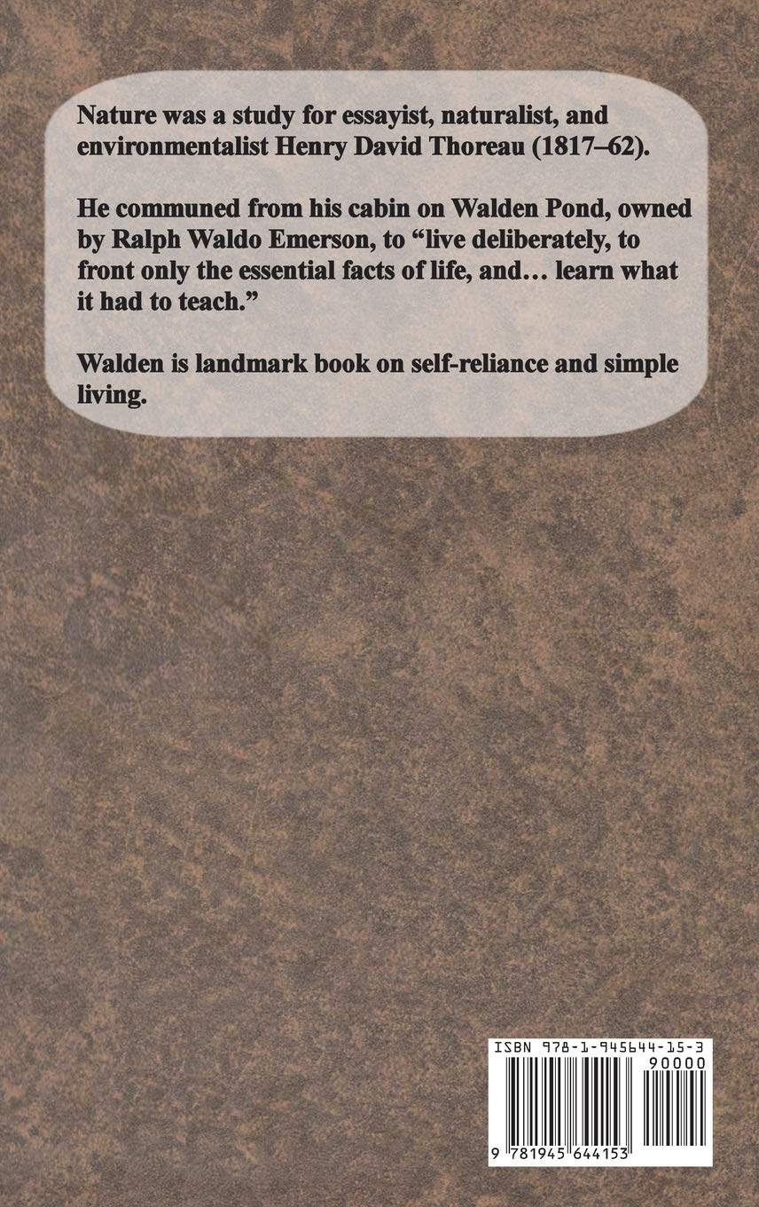 Walden; Or, Life in the Woods