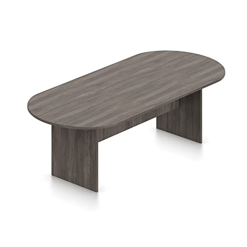 GOF 6FT, 8FT, 10FT Conference Table & Chairs (G11343B) Set, Dark Cherry, Espresso, Mahogany, Walnut, Artisan Grey (10ft with 8 Chairs, Mahogany)