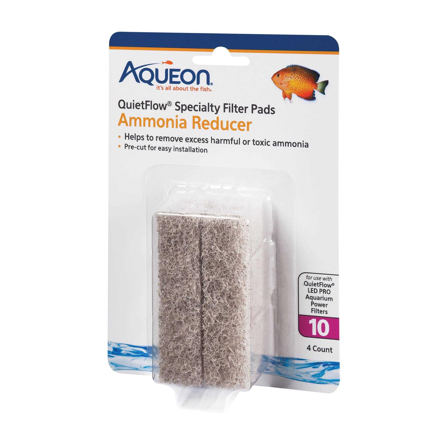 Aqueon QuietFlow Specialty Ammonia Reducer Filter Pads - Pet Supplies online store
