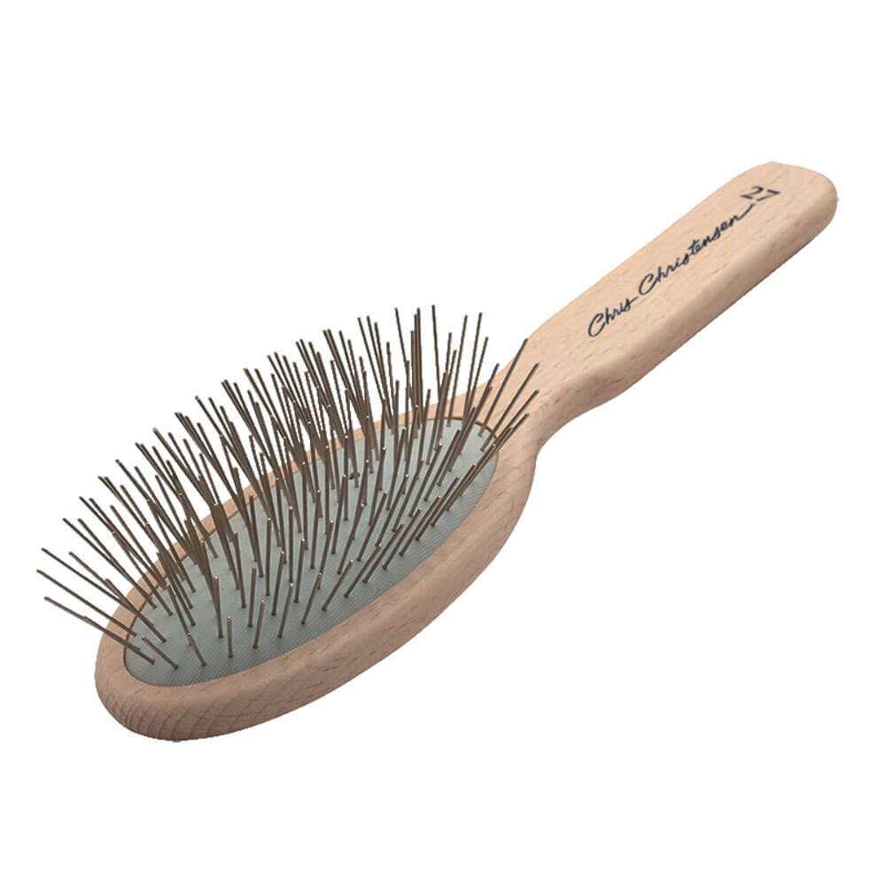 Chris Christensen Oval Pin Dog Brush, Original Series - Pet Supplies online store