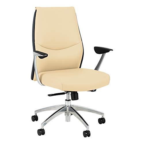 Premium Mid Back Contemporary Fully-Adjustable Executive Office Desk Chair NOR-PEG6553BG-SO Beige