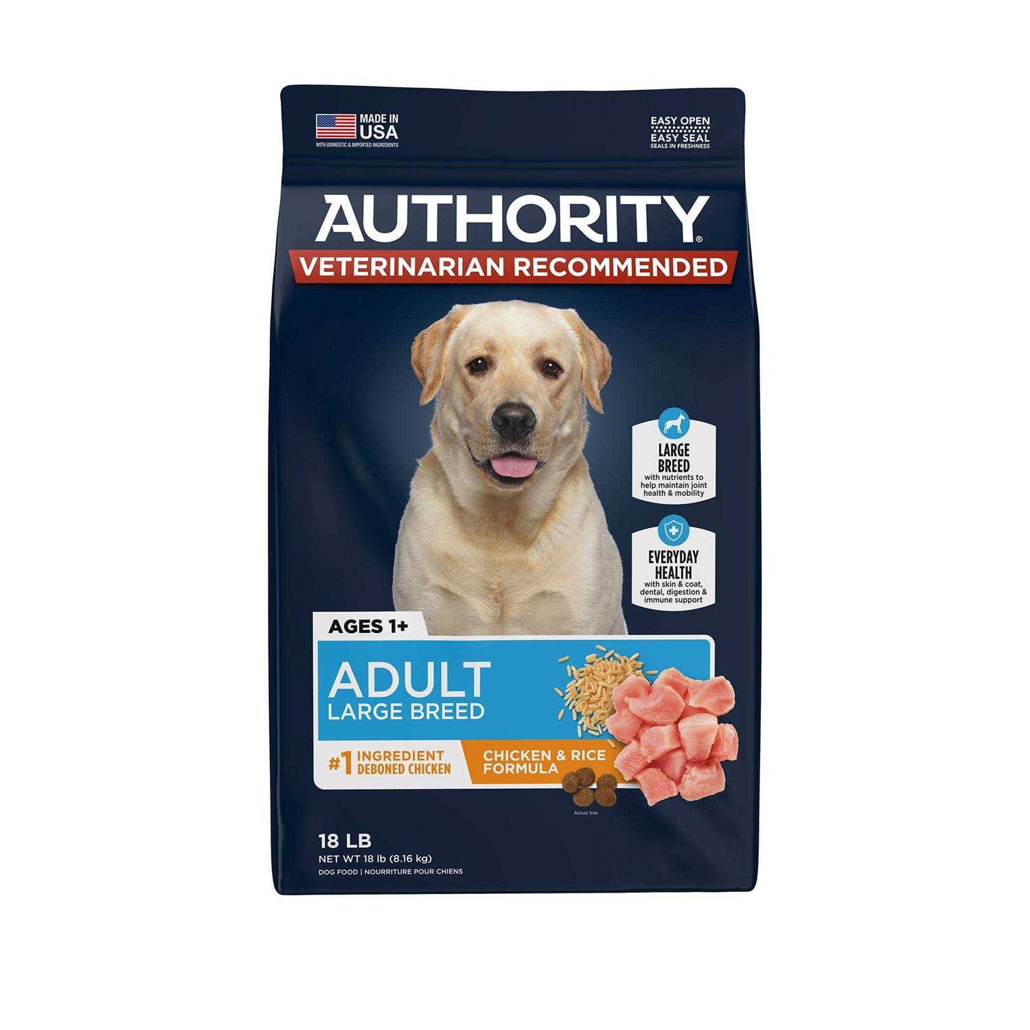 Authority Everyday Health Large Breed Adult Dry Dog Food - Pet Supplies online store