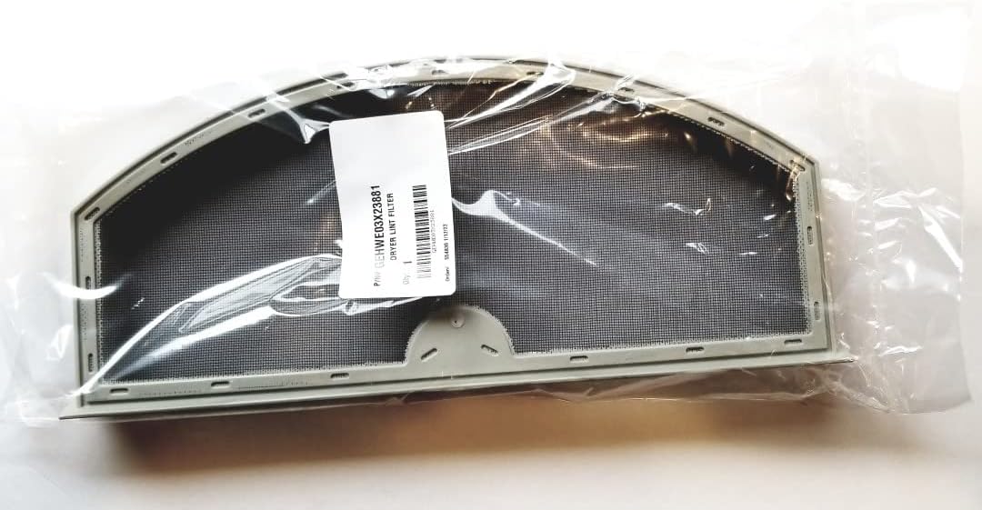 OEM GE Replacement Dryer Lint Filter Originally Shipped with: GTD42GASJ0WW, GTD45EASJ0WS, GTD42EASJ0WW, GTX65GBSJ0WS, GTD65EBSJ1WS