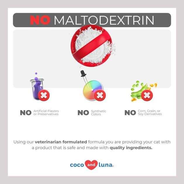 Coco and Luna L-Lysine Immune Support Salmon Flavor Powder Cat Supplement - Pet Supplies online store