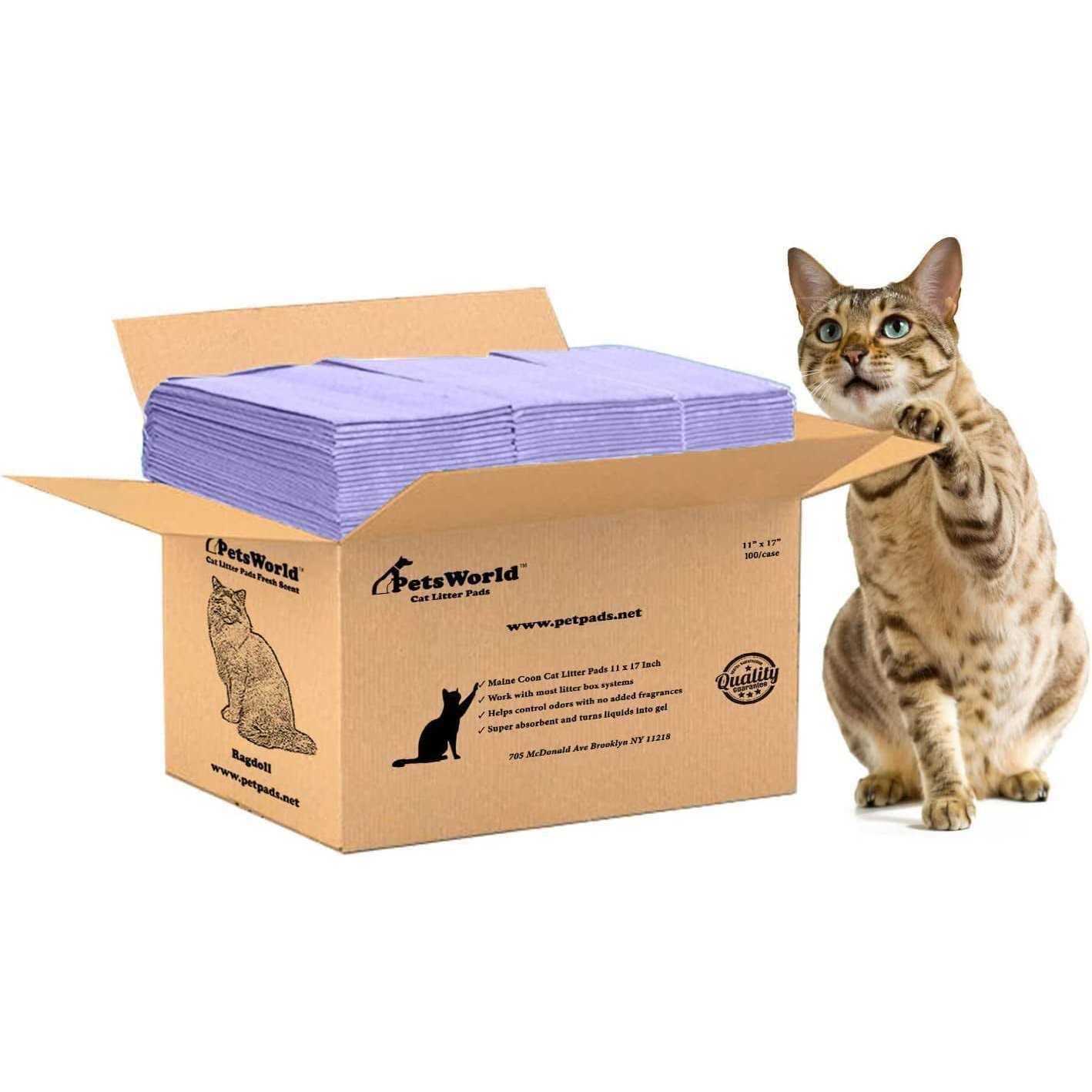 PETSWORLD Cat Pads Refills for Tidy Cats Breeze Litter System for Cat Litter Box - Pet Supplies online store