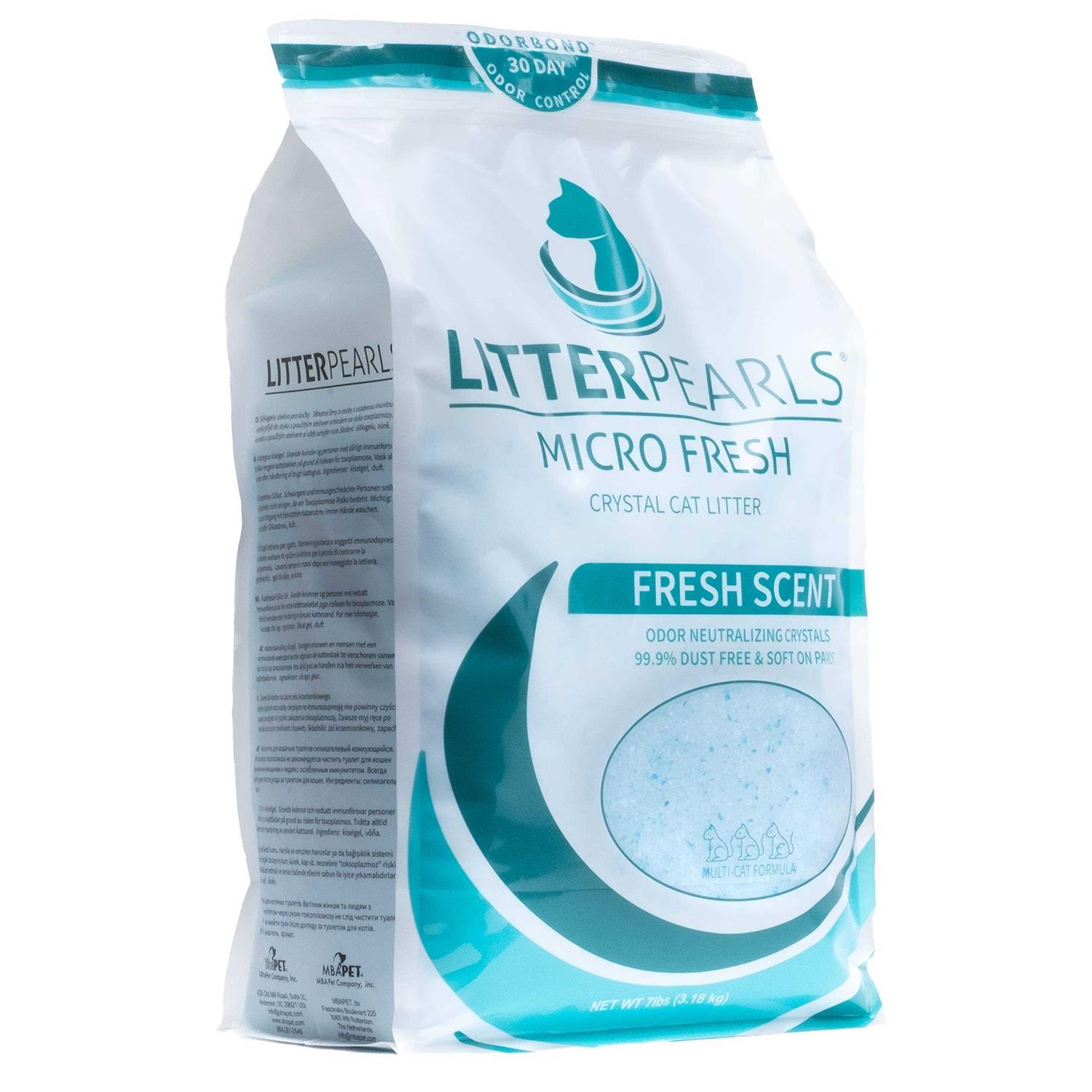 Litter Pearls Crystal Cat Litter with Odorbond Superior Odor Control - Pet Supplies online store