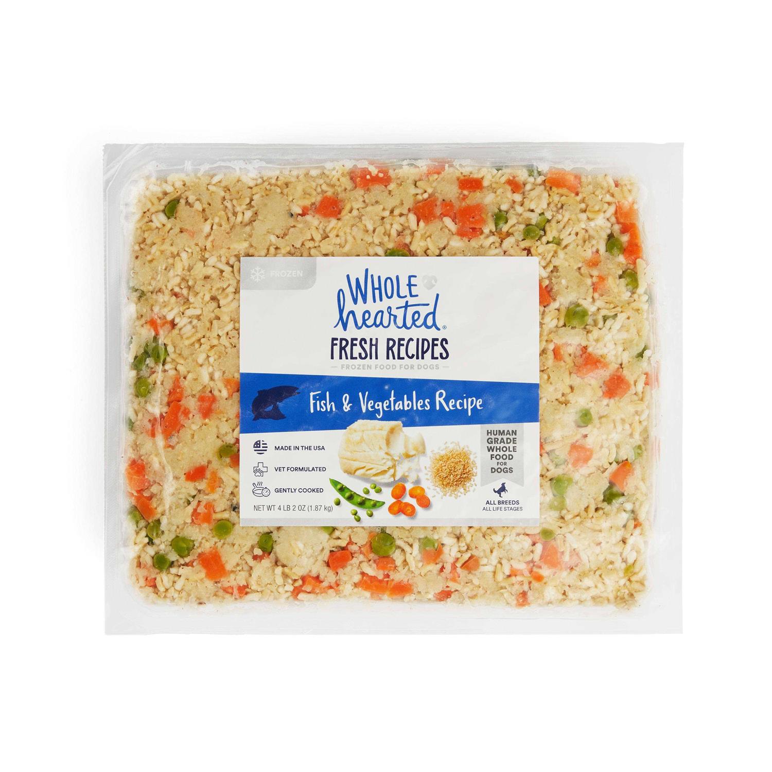 WholeHearted Fish & Vegetables Frozen Dog Food - Pet Supplies online store