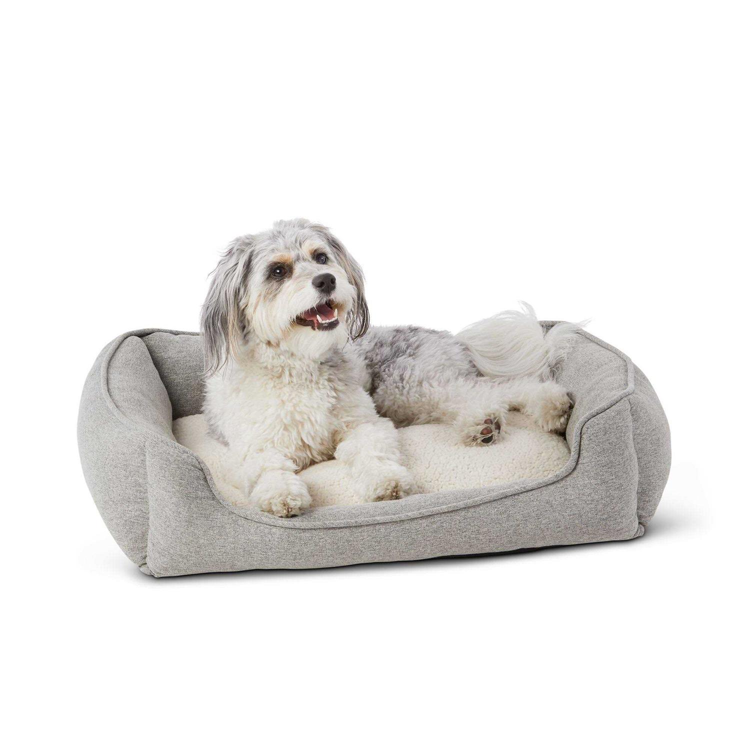 Top Paw Chambray Cuddler Dog Bed - Pet Supplies online store