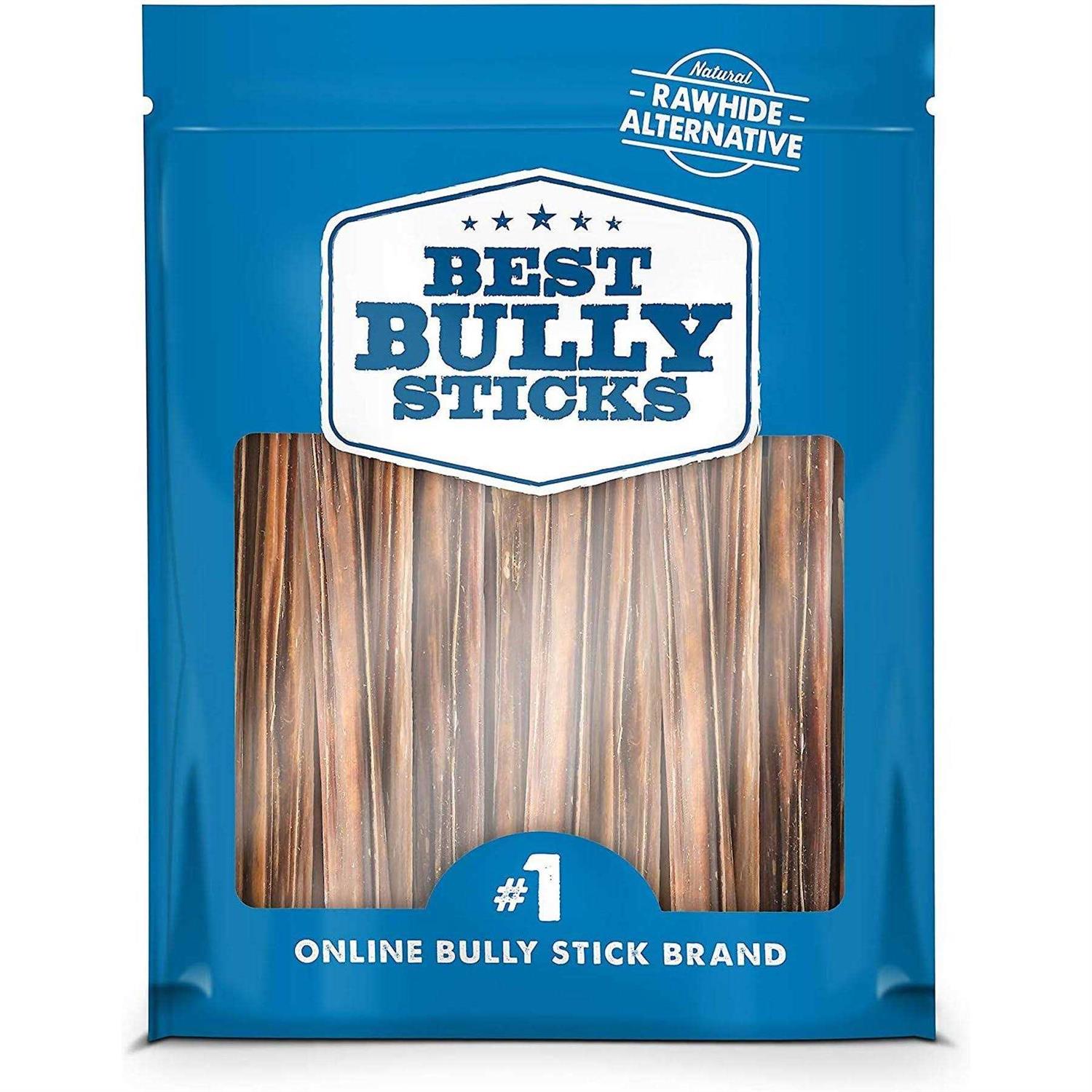 Best Bully Sticks 6 Inch Gullet Thin Stick Dog Treats - Pet Supplies online store