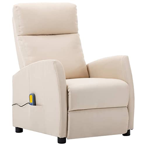 Massage Reclining Chair,Sofa Chair,Accent Chairs for Living Room,Lounge Chair, Cute Desk Chair,Arm Chair, for Bedroom,Living Room Reading Home,Relax, Light Gray Fabric