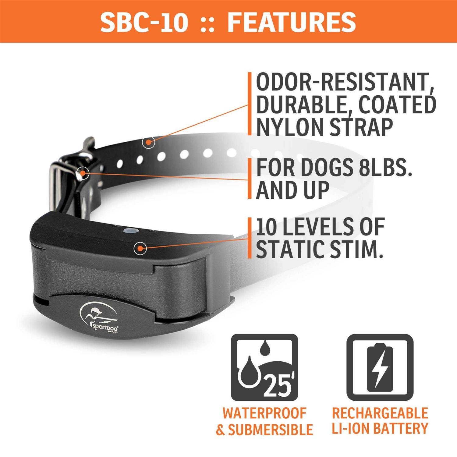 SportDOG NoBark SBC-10 Bark Collar - Pet Supplies online store