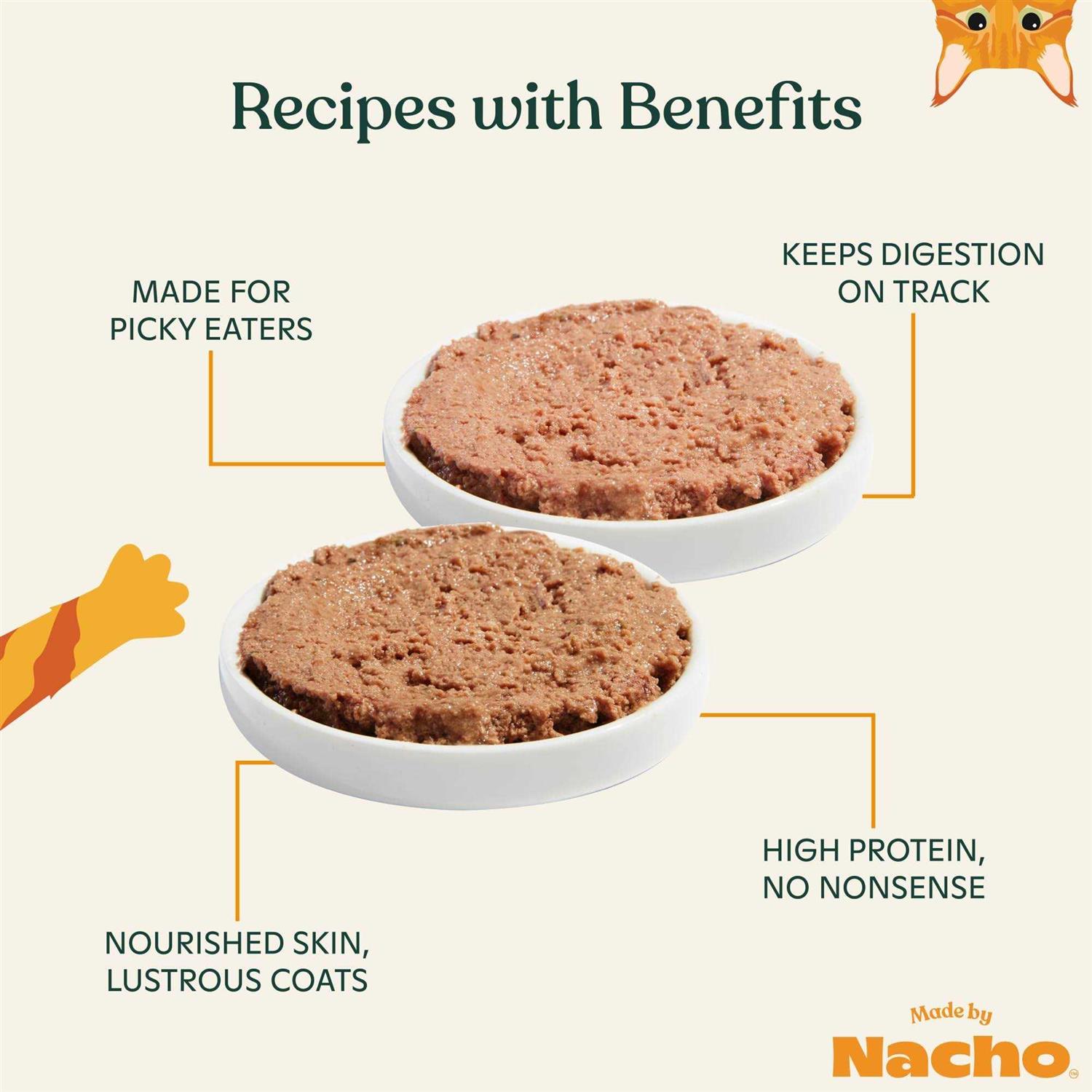 Made By Nacho Pate Wet Cat Food Variety Pack - Pet Supplies online store