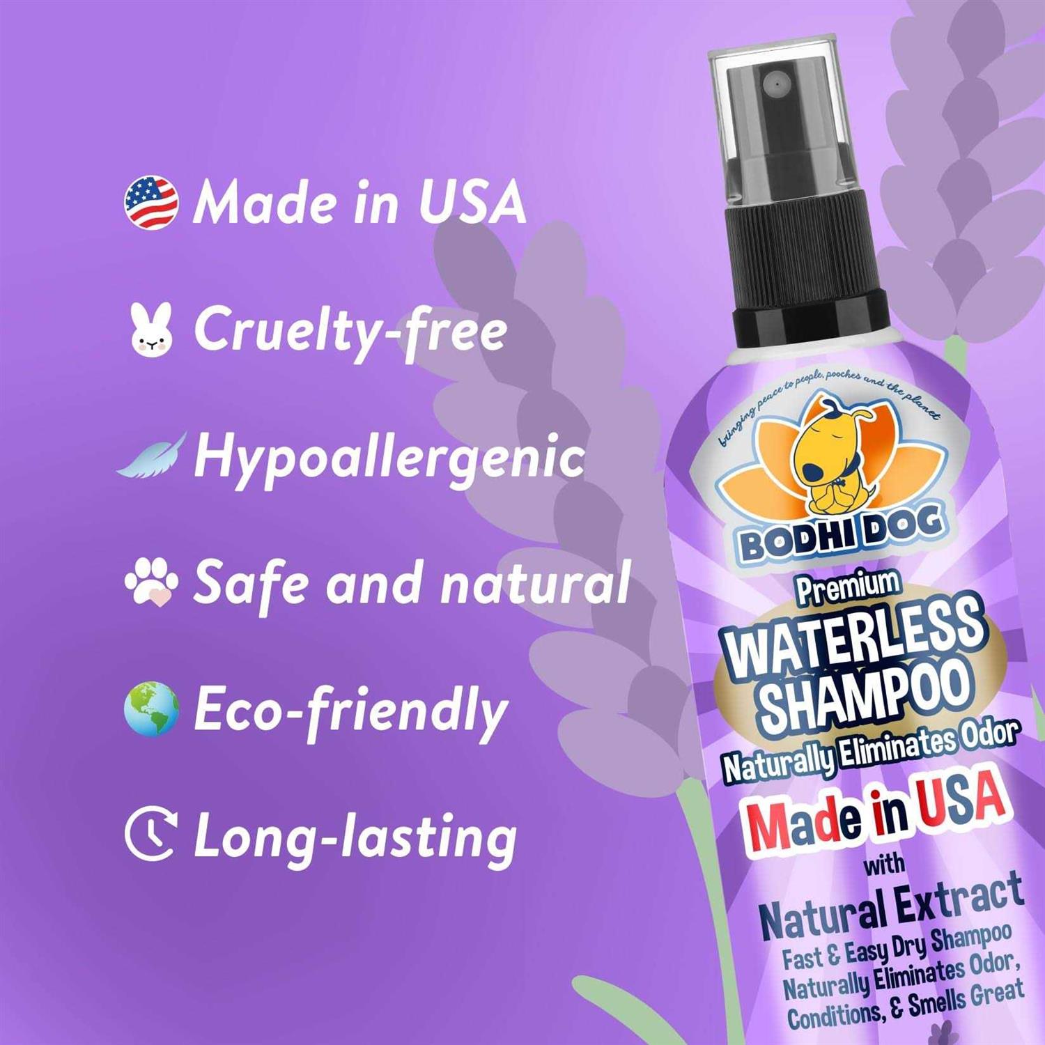 Bodhi Dog Waterless Shampoo Natural Dry Shampoo for Dogs or Cats - Pet Supplies online store
