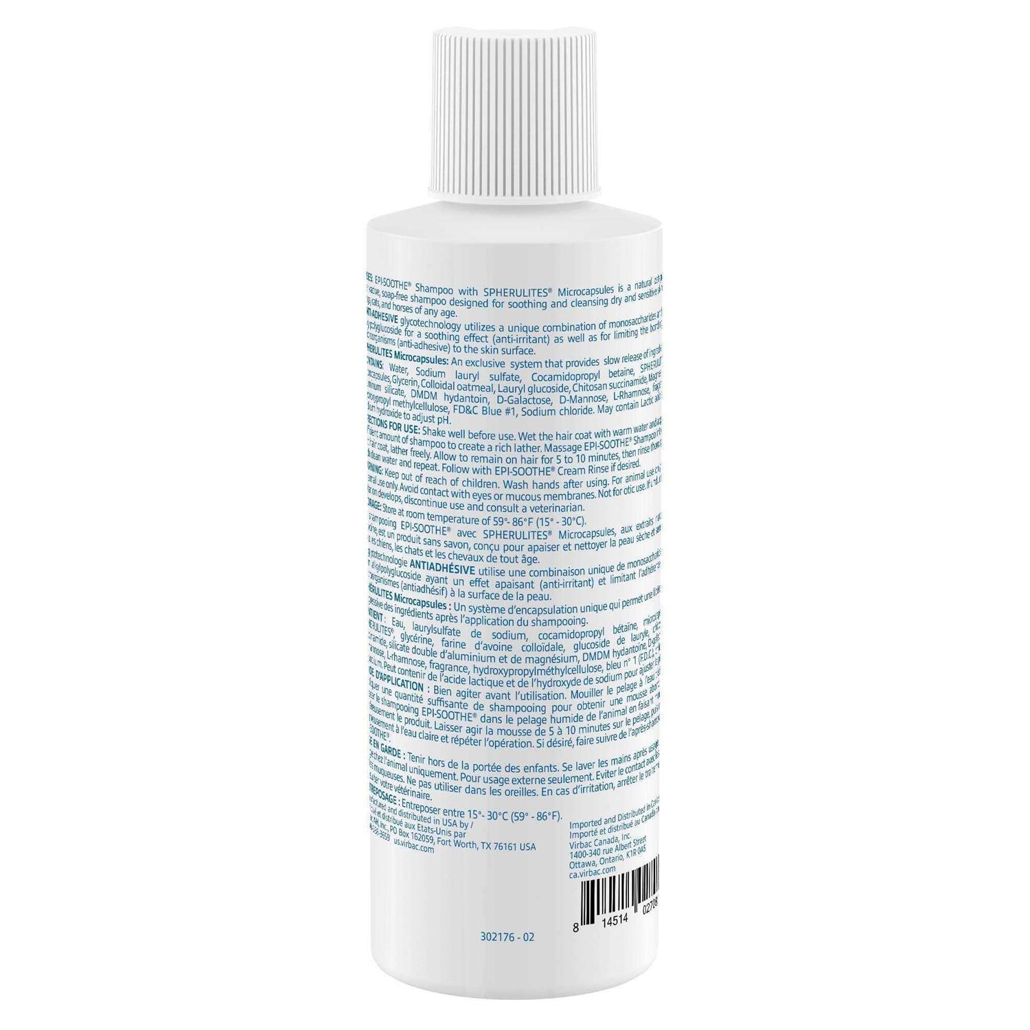 Virbac Epi-Soothe Shampoo - Pet Supplies online store