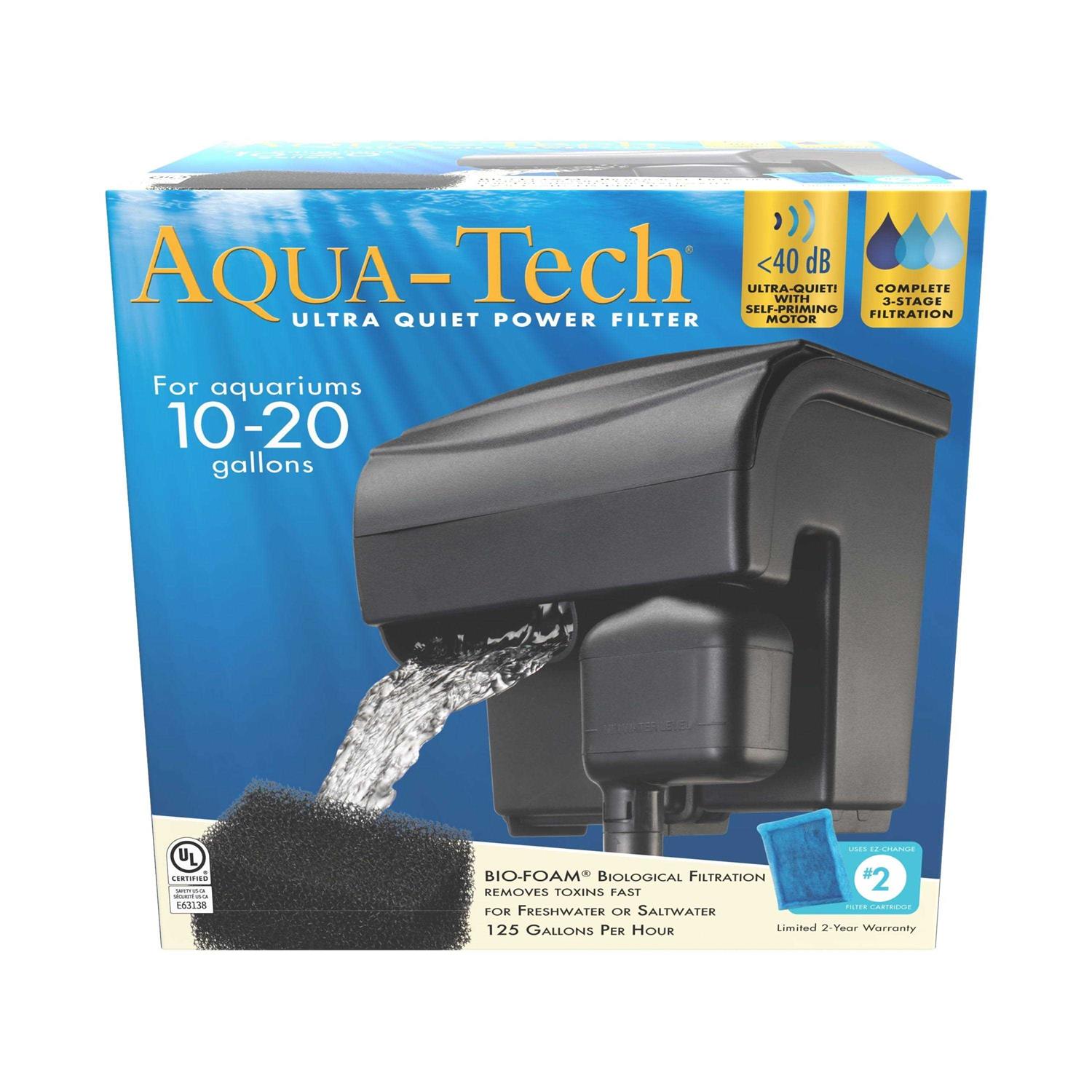 Aqua-tech Ultra Quiet Power Filter For Aquariums - Pet Supplies online store