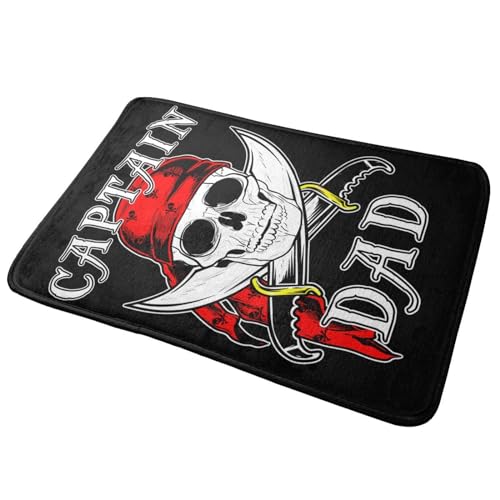 Be Captain and Pirate Ultra Soft Area Rug for Living Room Indoor Decoration Non Slip Carpet Bedroom Mat Nursery Office Home Decor