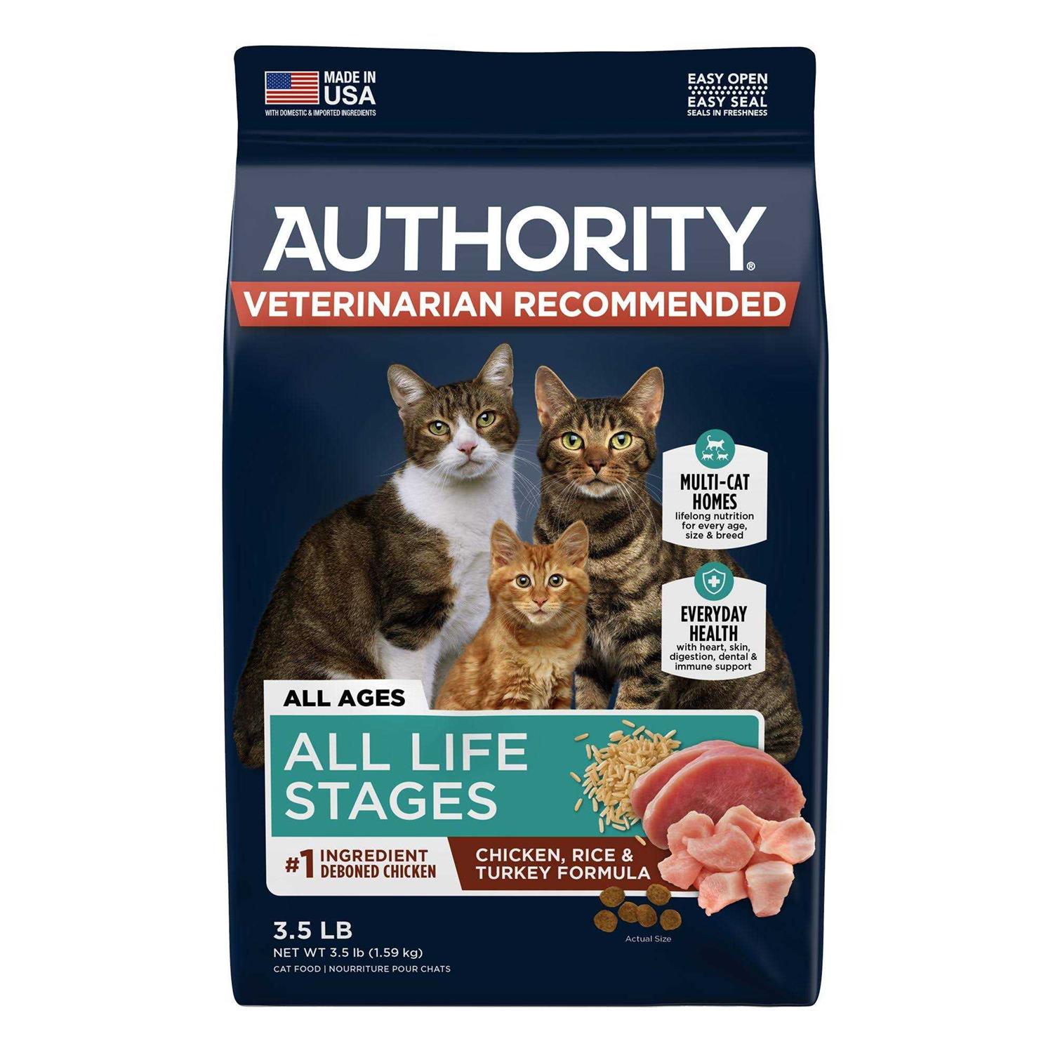 Authority Everyday Health All Life Stages Dry Cat Food - Pet Supplies online store