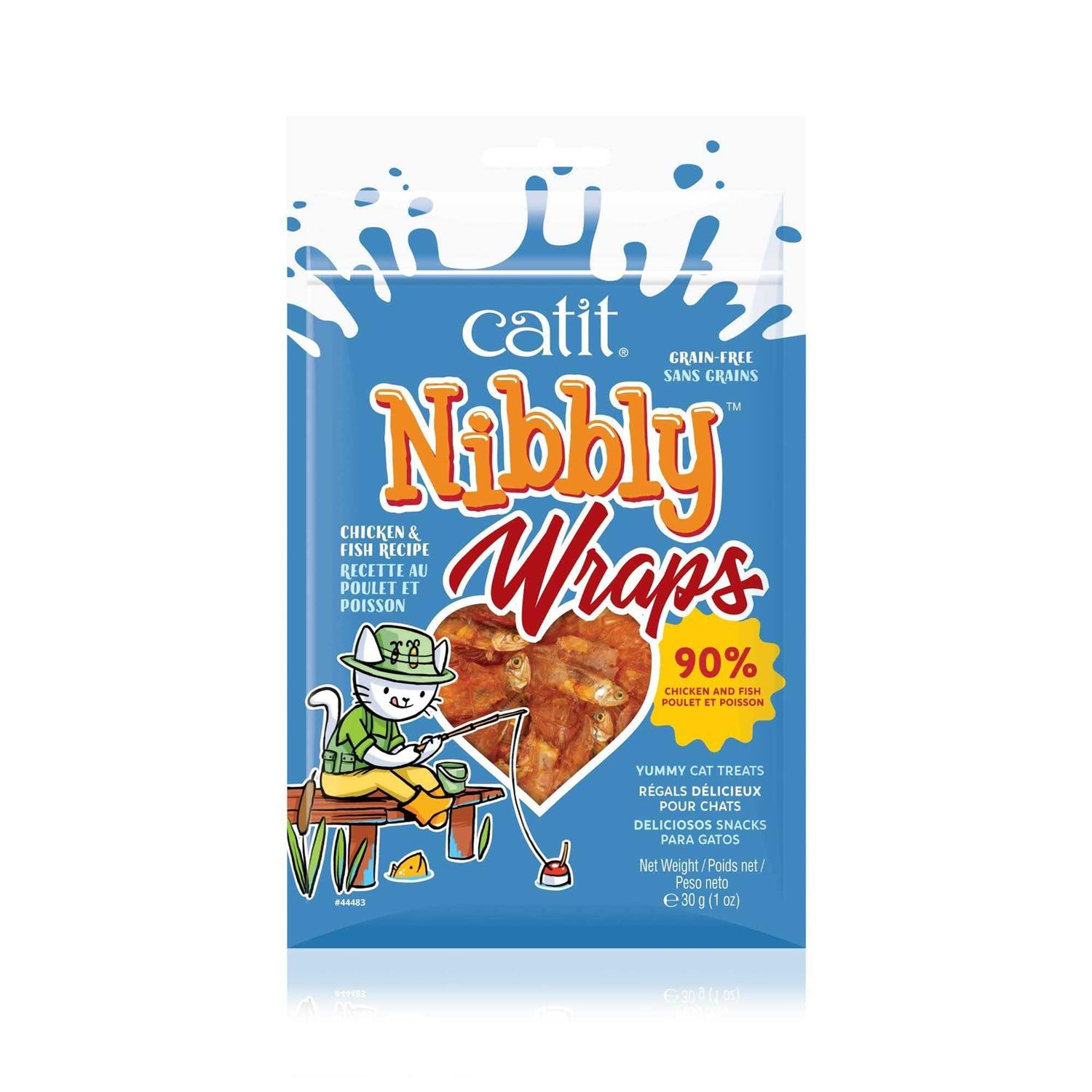 Catit Nibbly Wraps Chicken and Fish - Pet Supplies online store