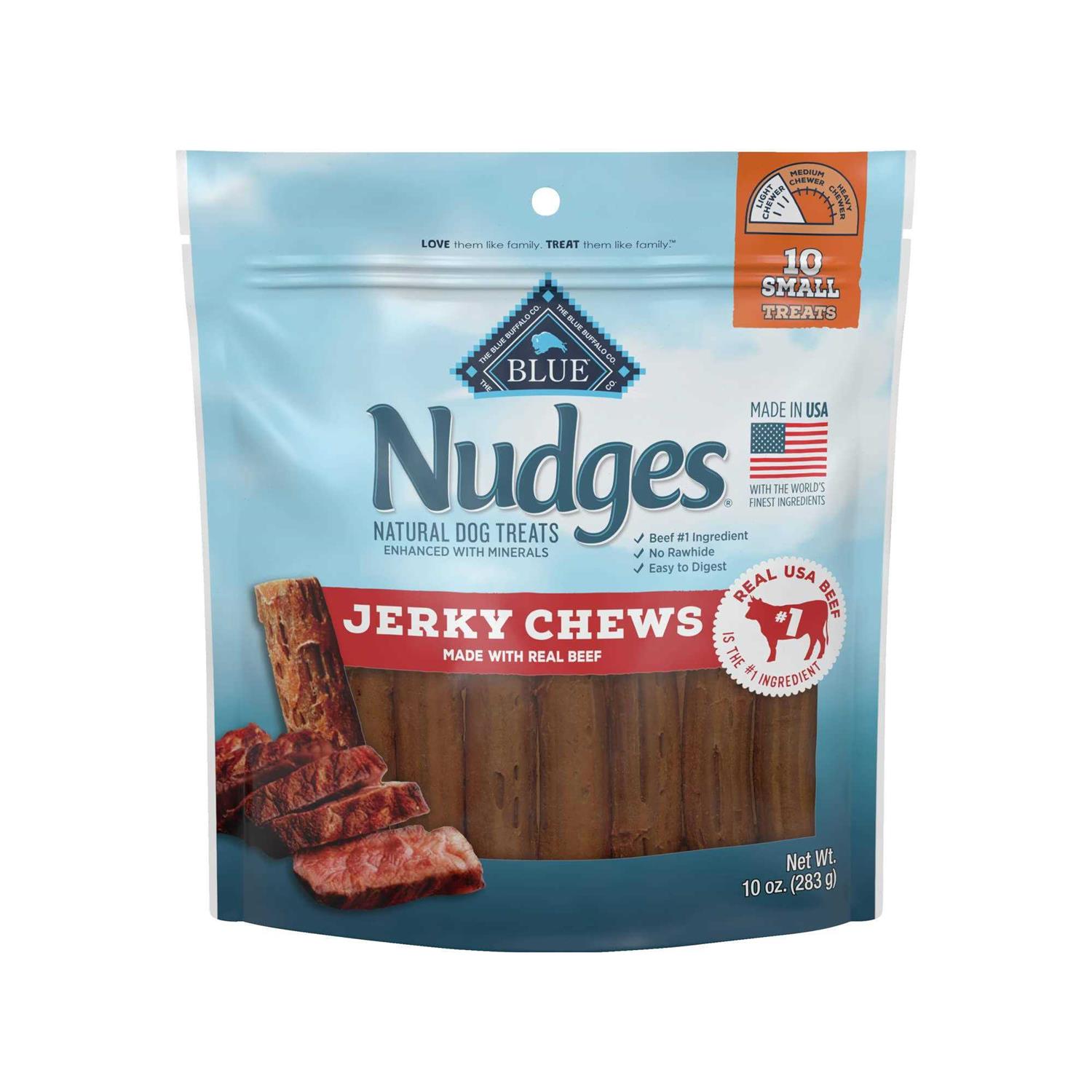 Blue Buffalo Nudges Jerky Chews Natural Dog Treats - Pet Supplies online store
