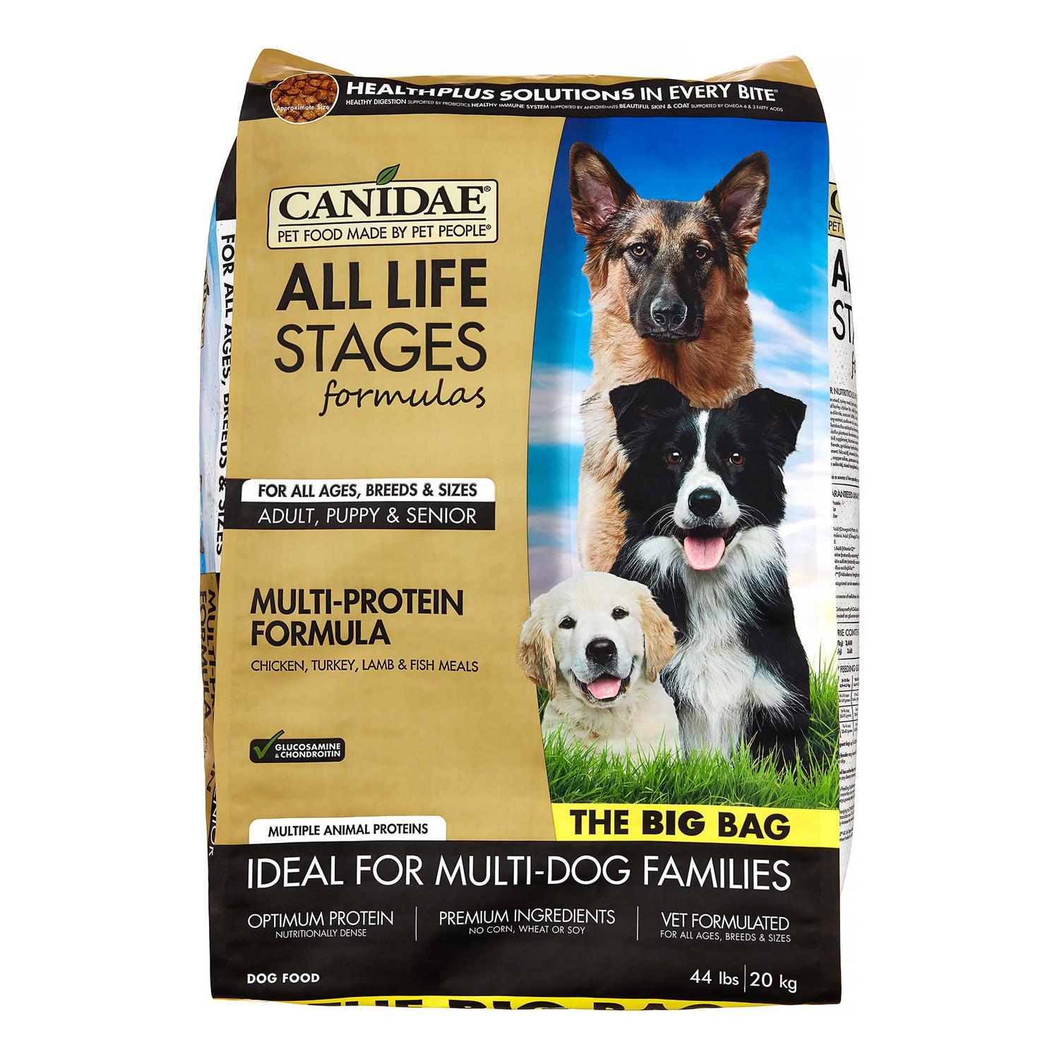 CANIDAE All Life Stages Chicken, Turkey & Lamb Formula Dry Dog Food, 40-lb bag - Pet Supplies online store