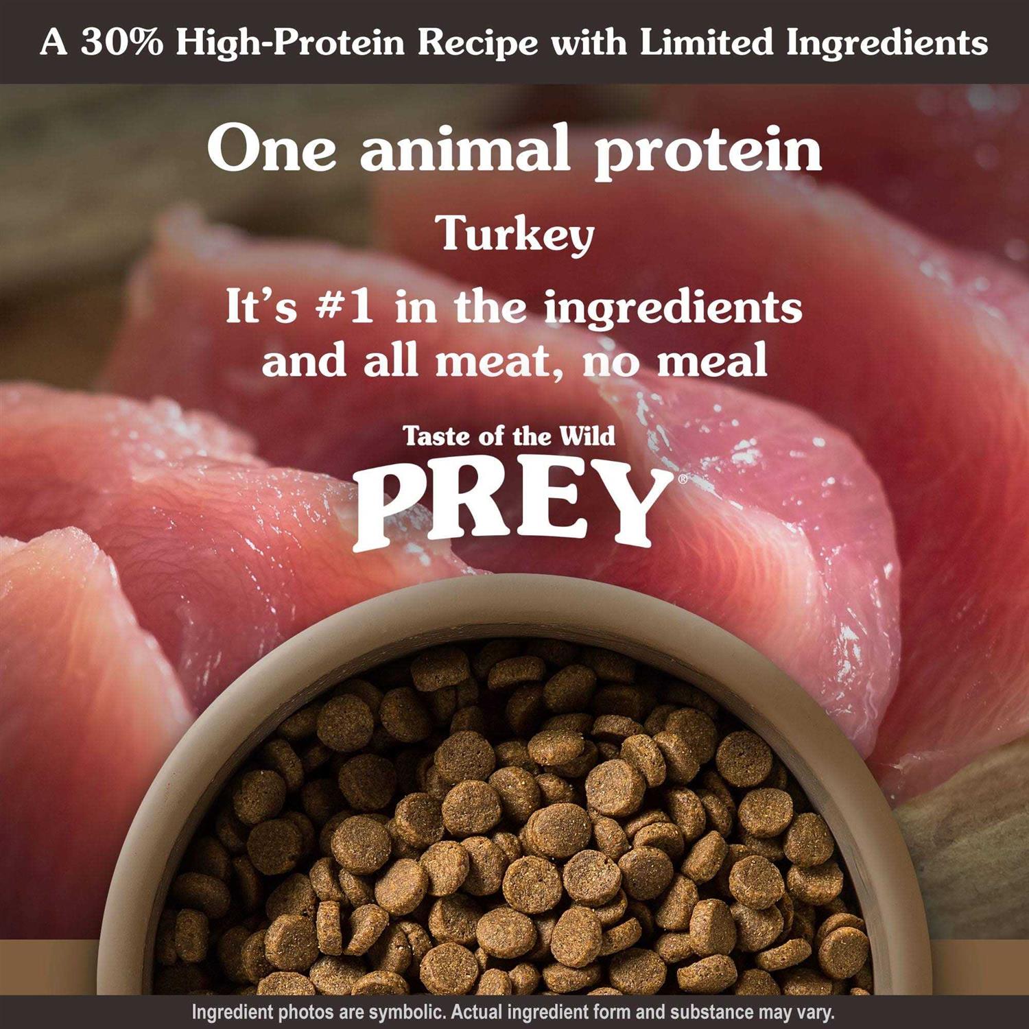 Taste of the Wild Dog Food Prey Turkey - Pet Supplies online store