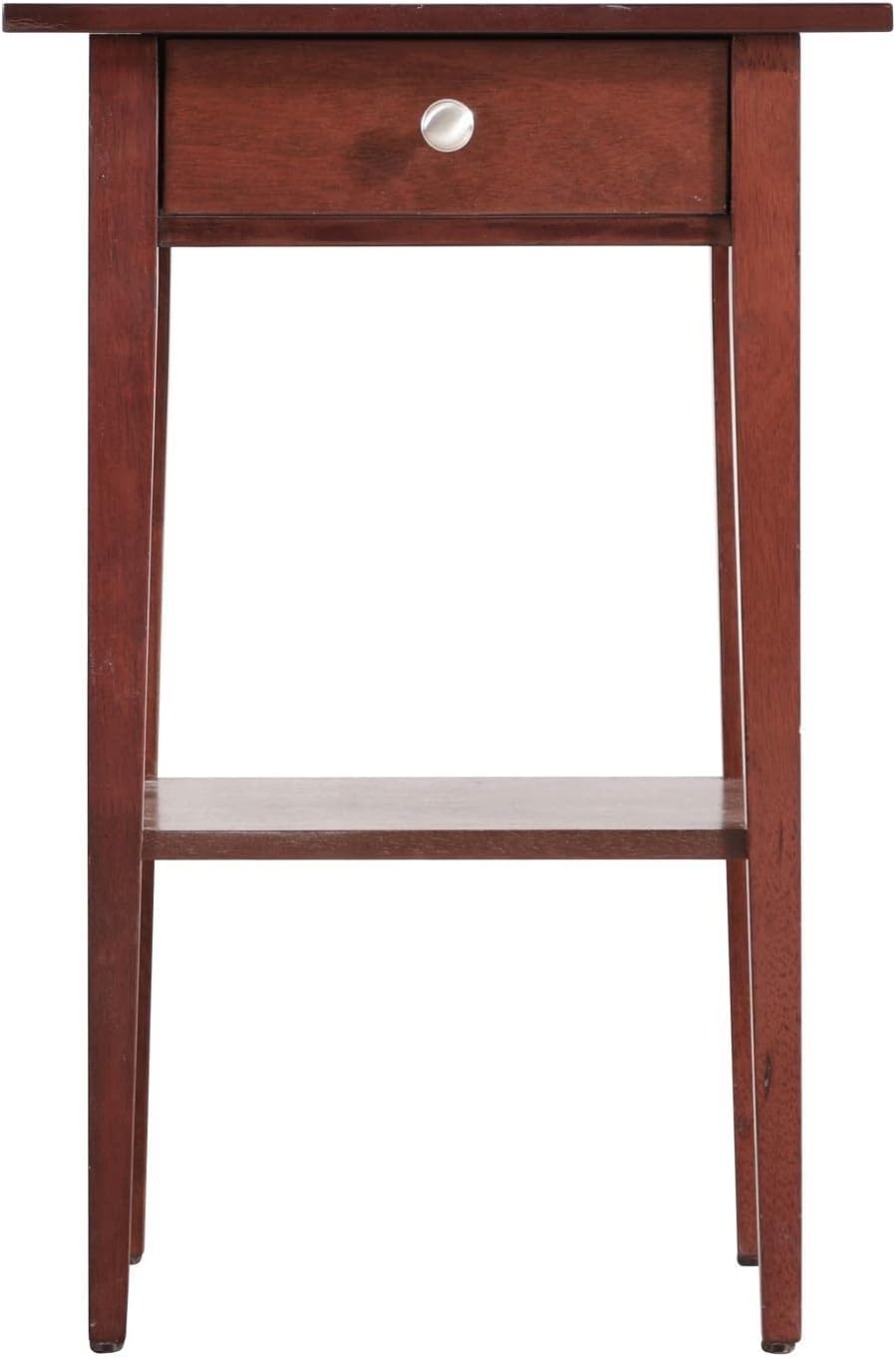 Indoor Modern Home Decorative Dalton 1-Drawer Cherry Nightstand (28