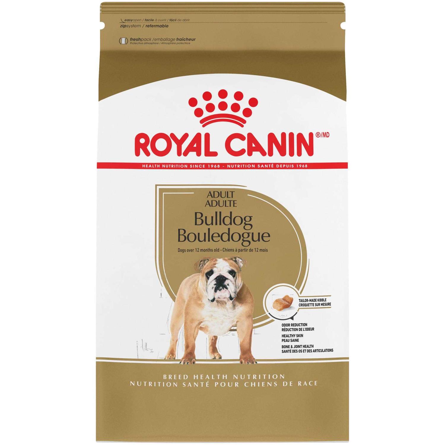 Royal Canin Breed Health Nutrition Bulldog Adult Dry Dog Food - Pet Supplies online store