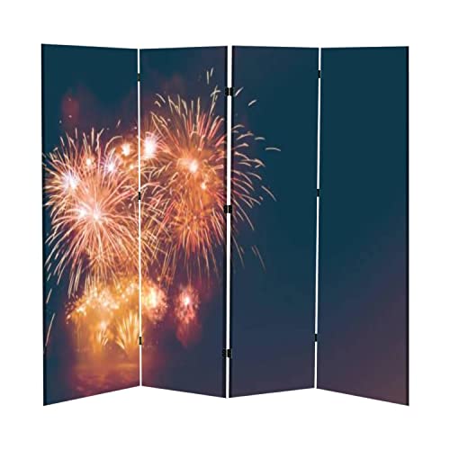 Folding Room Divider for Privacy Beautiful Aerial Landscape View of Mountain Peaks Portable Freestanding Screen Room Dividers Home Office Bedroom Room Dividers 4 Panel