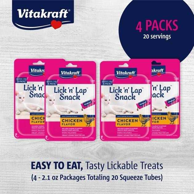 Vitakraft Lick N Lap Snack Cat Treat - Pet Supplies online store