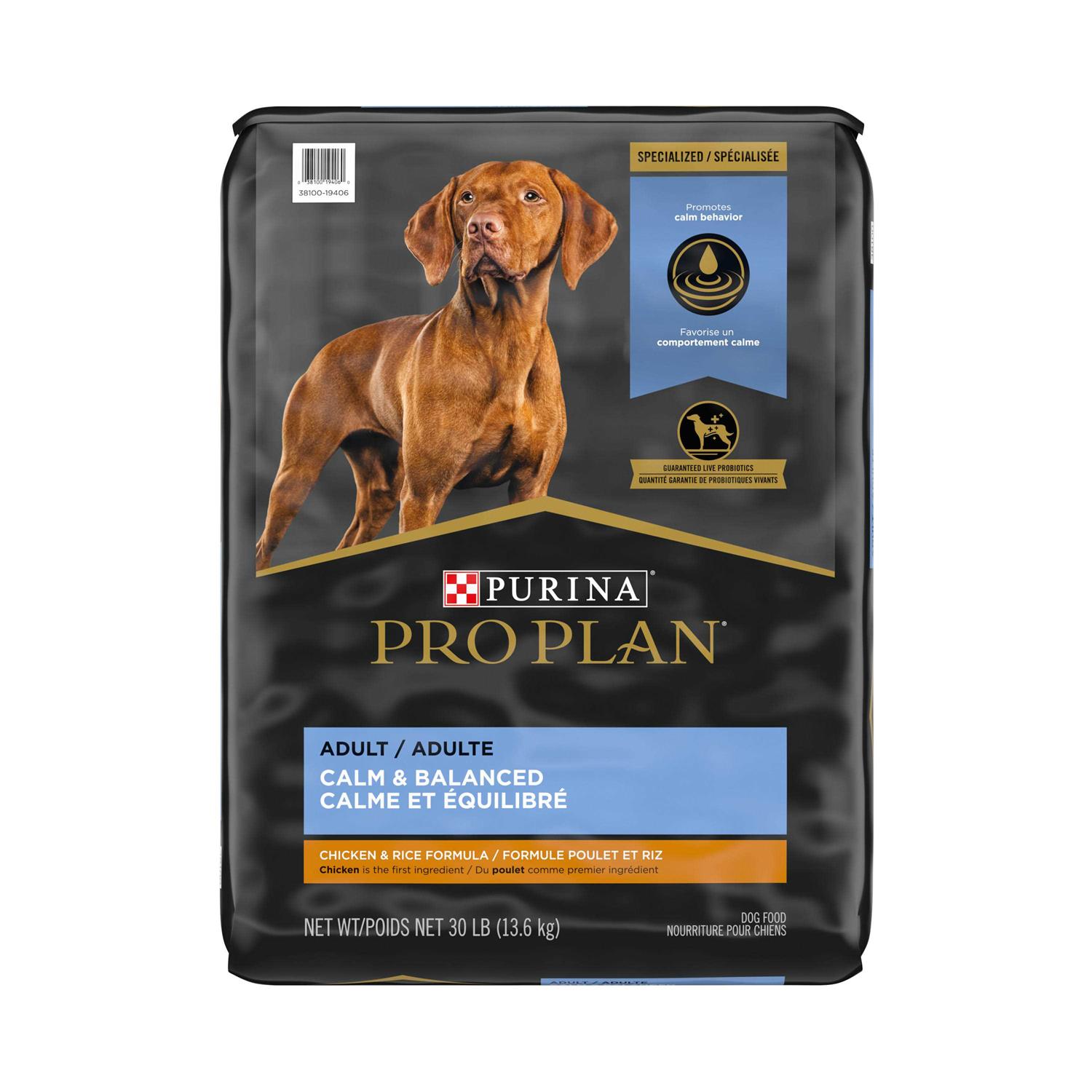 Purina Pro Plan Calm & Balanced Adult Chicken & Rice Formula Dry Dog Food - Pet Supplies online store
