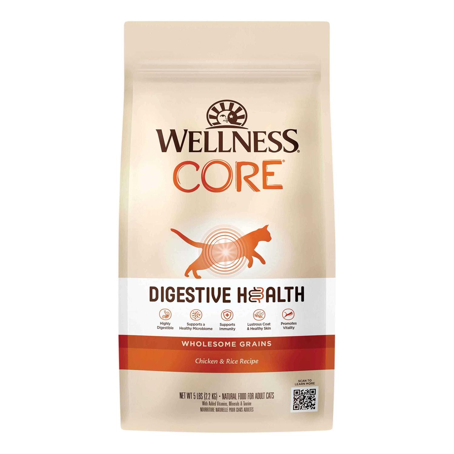 Wellness Core Digestive Health Chicken & Rice Dry Cat Food - Pet Supplies online store