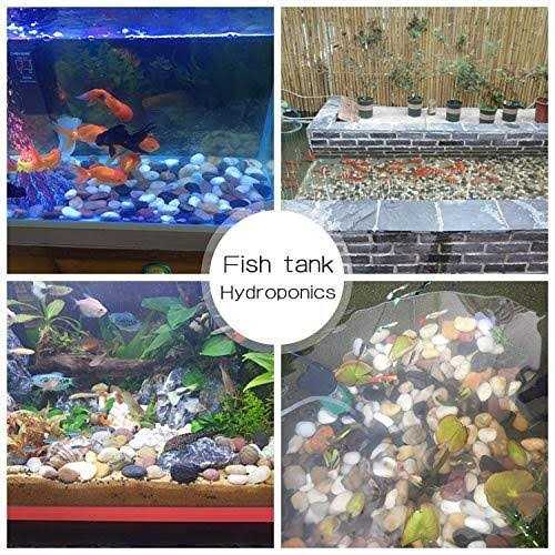 Voulosimi River Rock Stones Natural Decorative Polished Mixed Pebbles Gravel,Outdoor Decorative Stones for Plant Aquariums - Pet Supplies online store