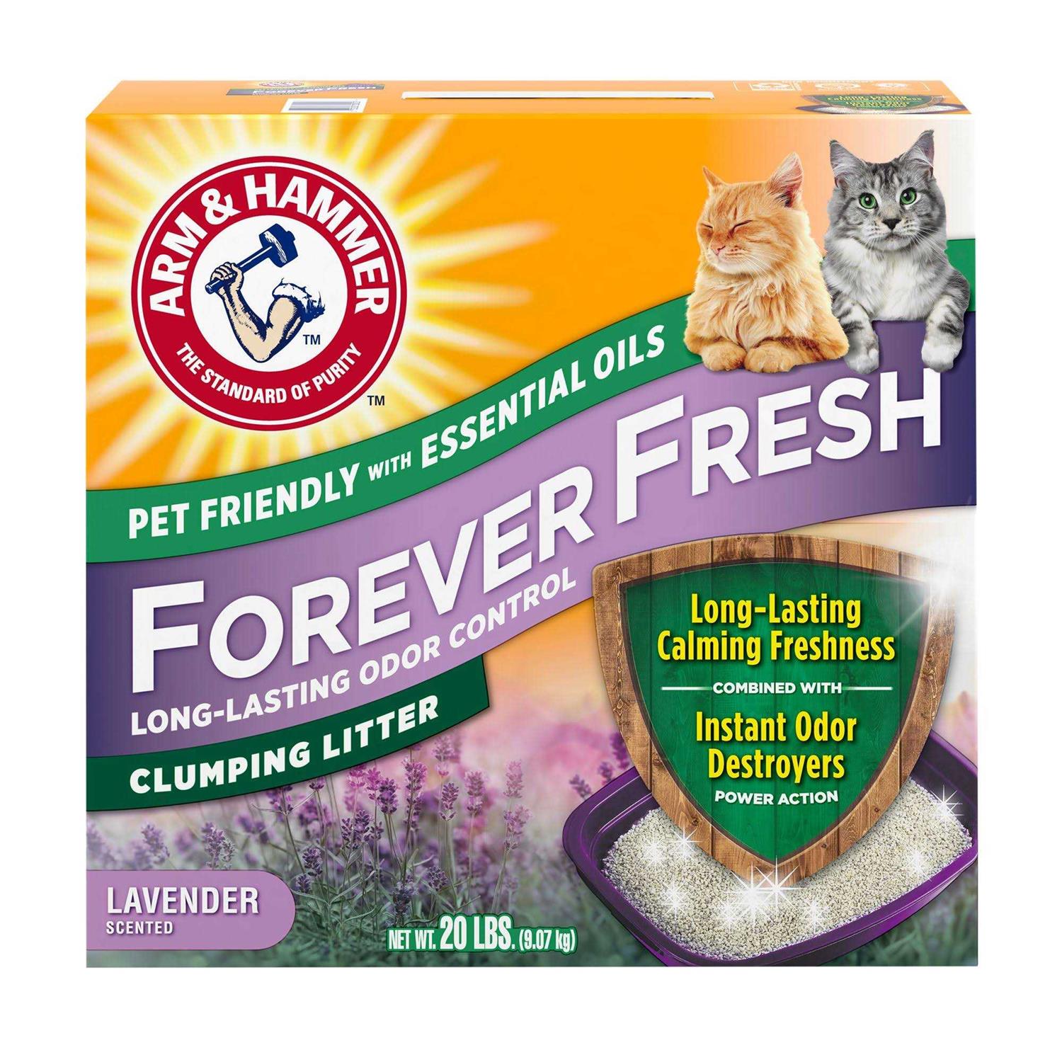 Arm & Hammer Forever Fresh Clumping Cat Litter Lavender - Pet Supplies online store