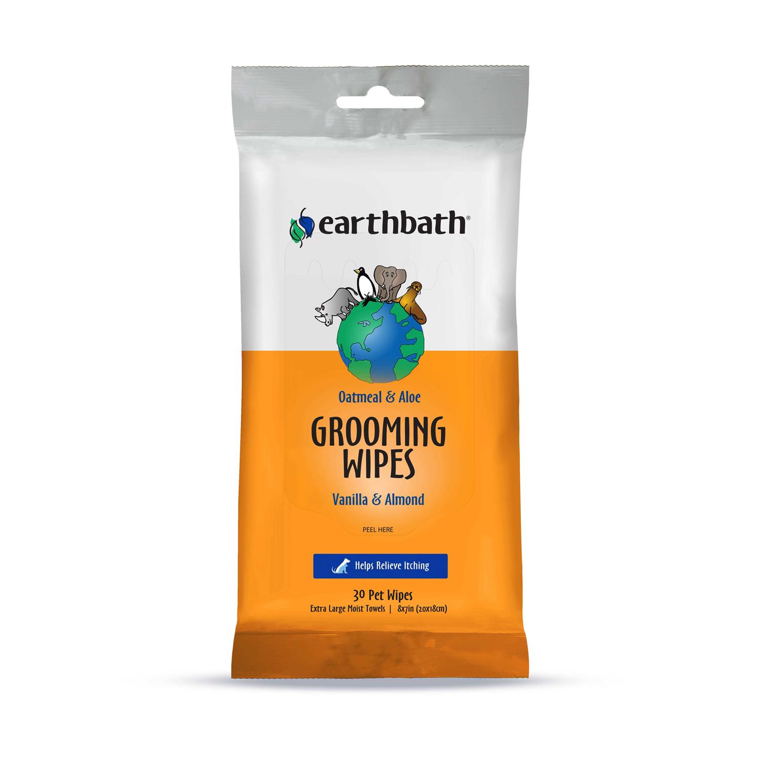 Earthbath Oatmeal Aloe Grooming Wipes - Pet Supplies online store