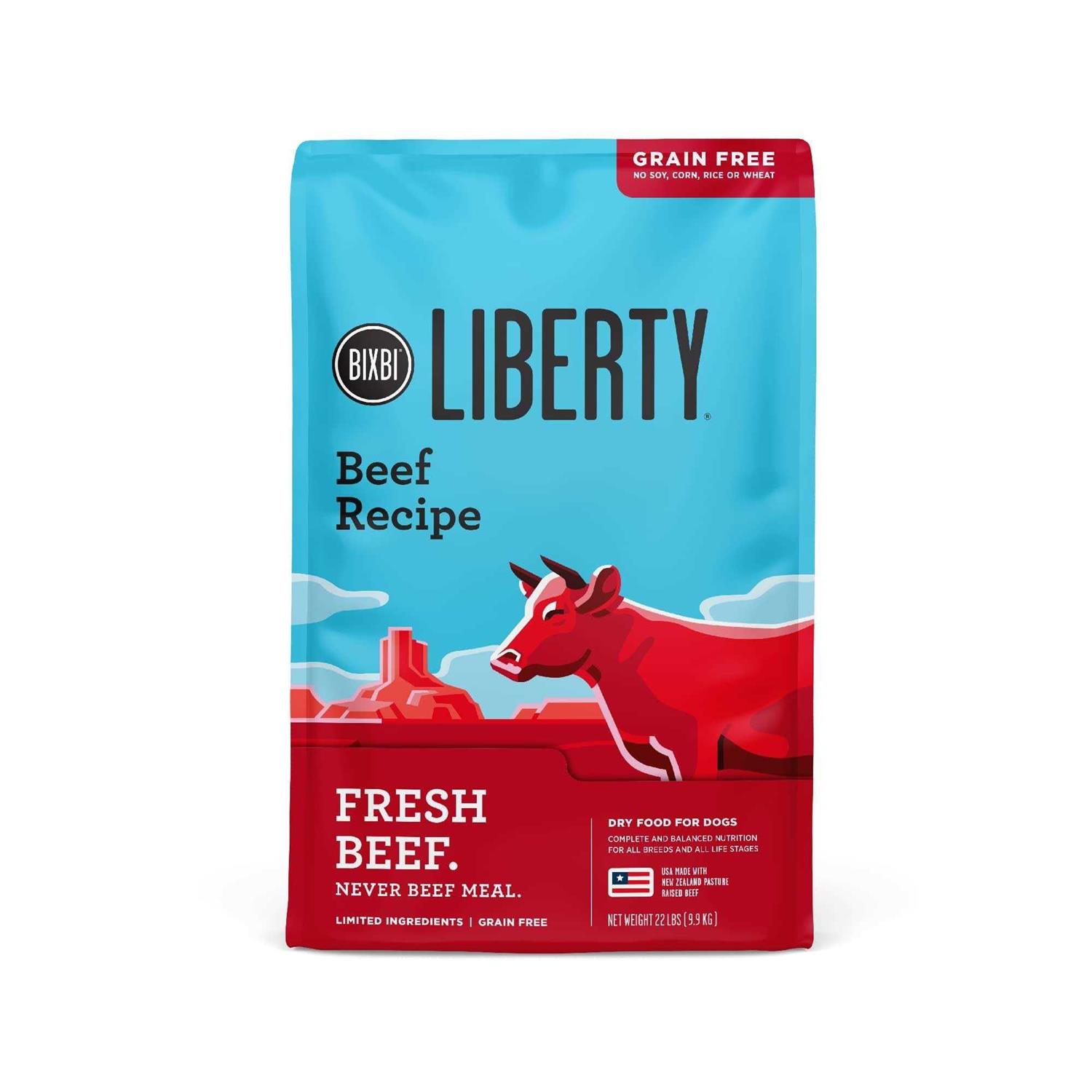 Bixbi Dog Liberty Grain Free Beef Dry Food - Pet Supplies online store