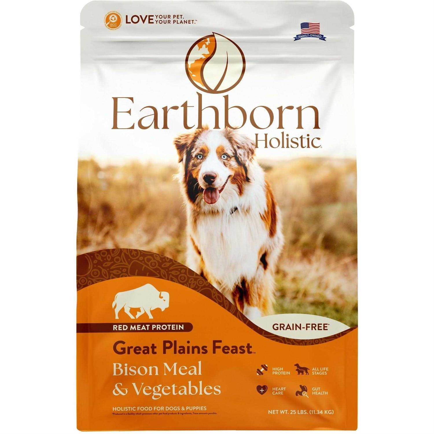 Earthborn Holistic Great Plains Feast Grain Free Dry Dog Food - Pet Supplies online store