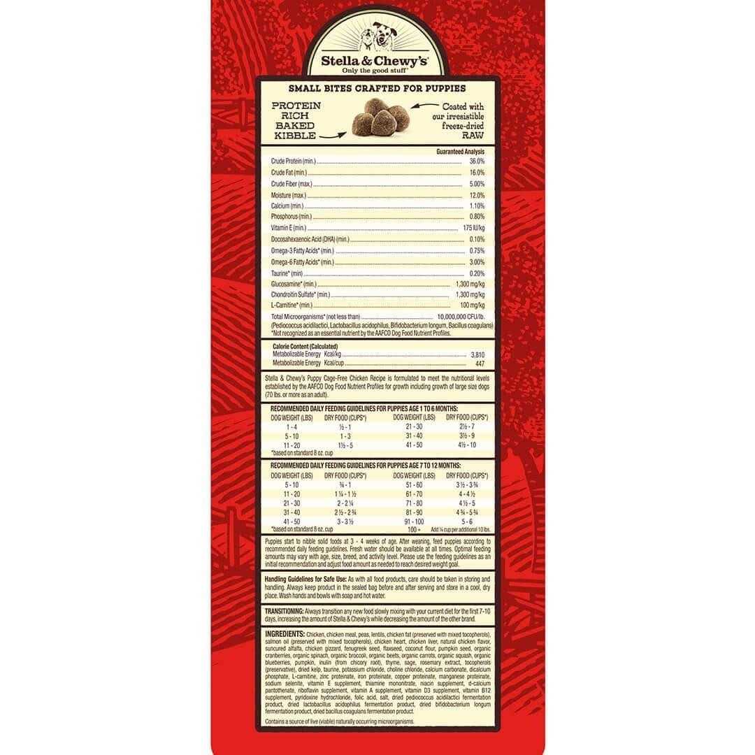 Stella & Chewy's Puppy Raw Coated Kibble - Pet Supplies online store