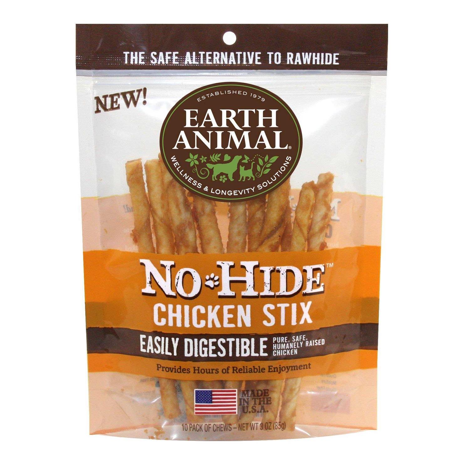 Earth Animal No Hide Chicken Stix - Pet Supplies online store