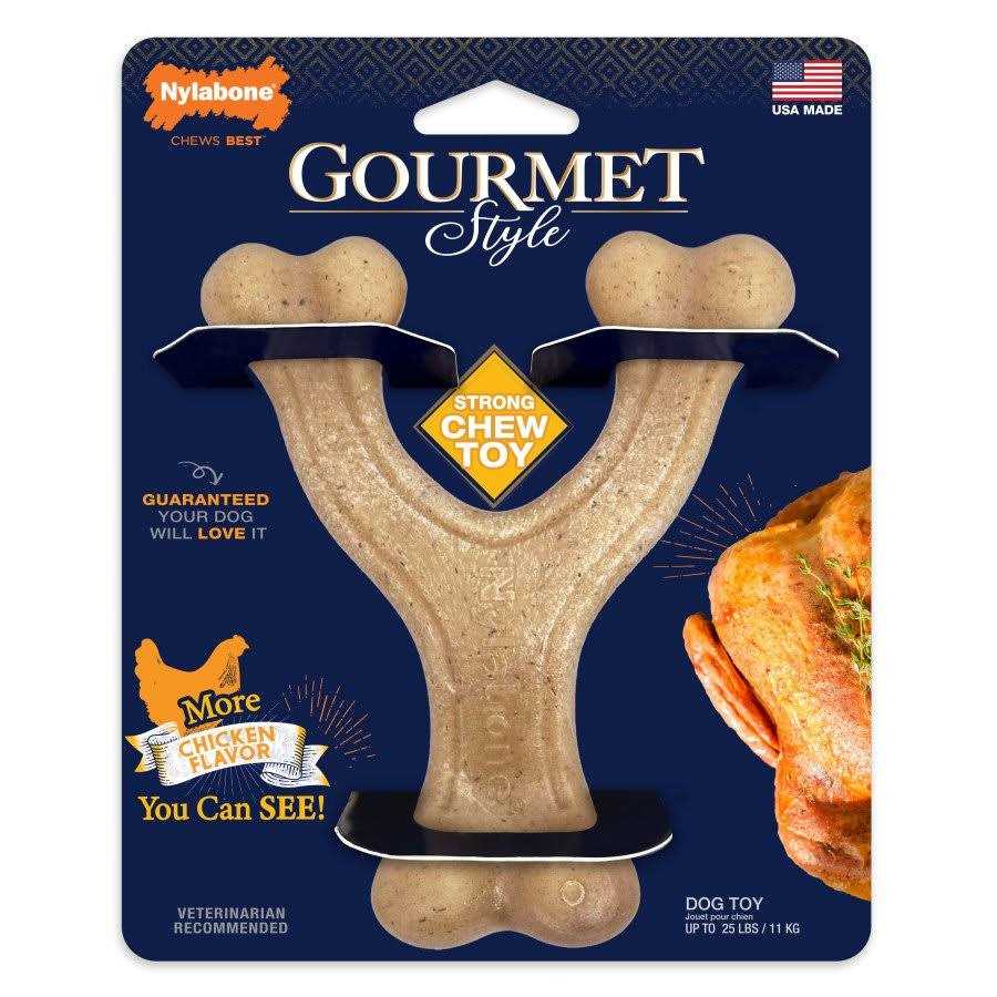 Nylabone Gourmet Style Strong Chew Wishbone Dog Toy - Pet Supplies online store