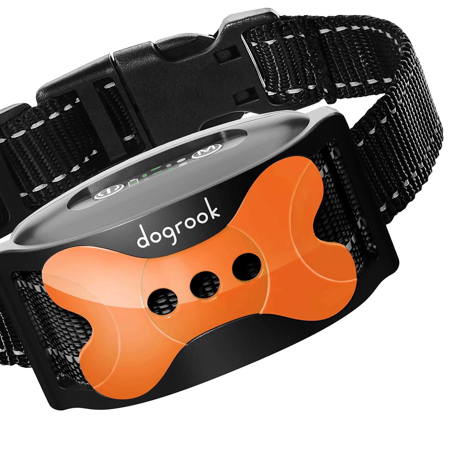 DogRook Rechargeable Dog Bark Collar Humane No Shock Barking Collar - Pet Supplies online store