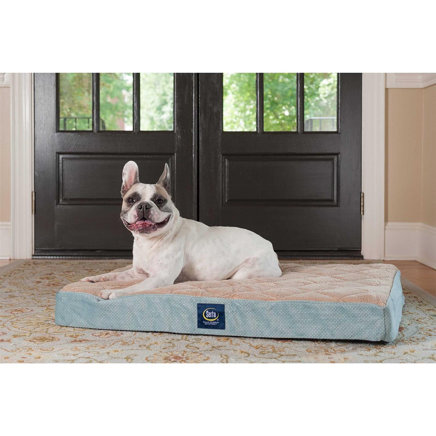 Serta Ortho Foam Quilted Pillowtop Pet Bed - Pet Supplies online store
