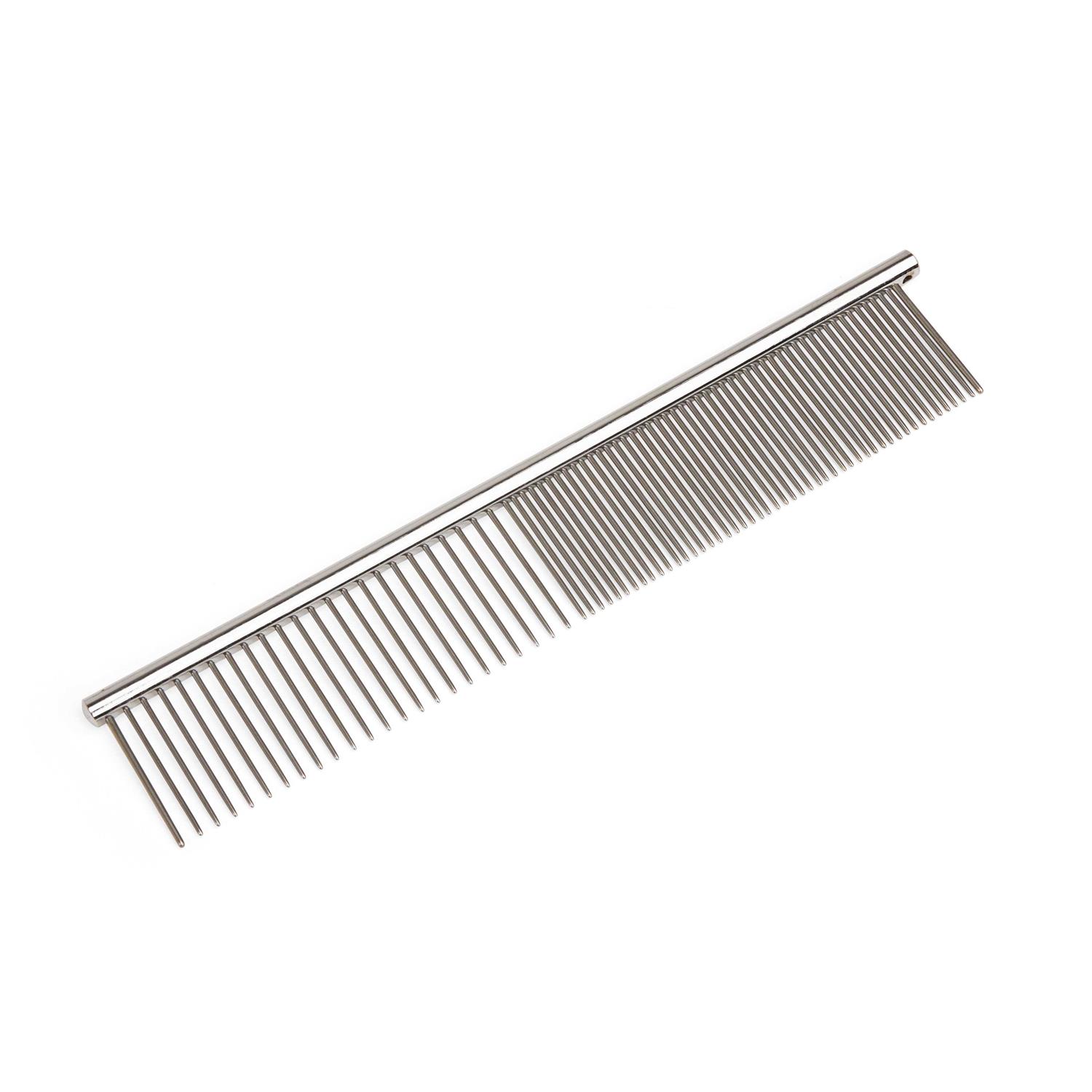 Well & Good Prostyle Dual-Row Metal Comb for Dogs - Pet Supplies online store