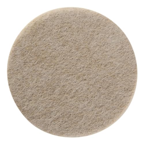Scotch Felt Pads, Felt Furniture Pads for Protecting Hardwood Floors, Round, 3-in Diameter, Brown, 4 Pads