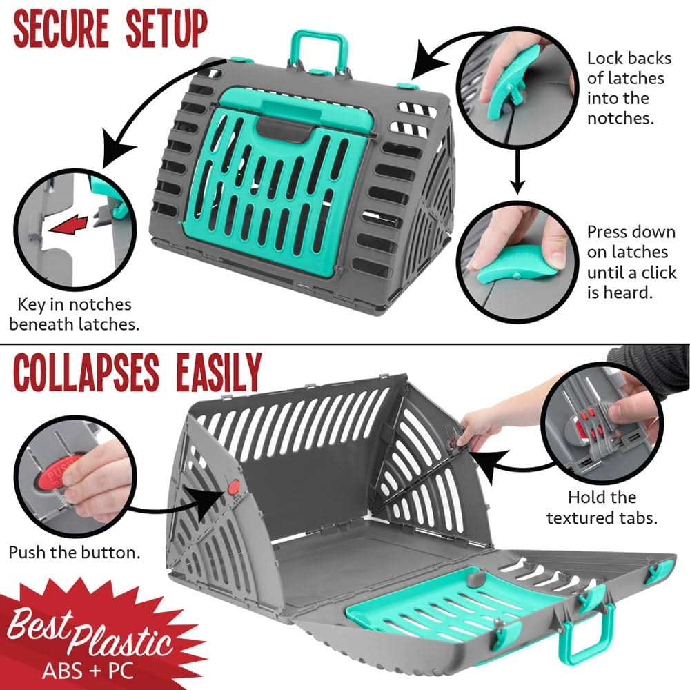 Sport Pet SportPet Designs X-Large Foldable Travel Cat Carrier - Pet Supplies online store