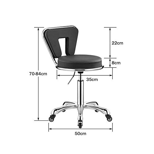 Executive Recline Hairdressing Stool PU Leather, Home Office use Modern Swivel Black Swivel Executive Staff Chair Office Chair