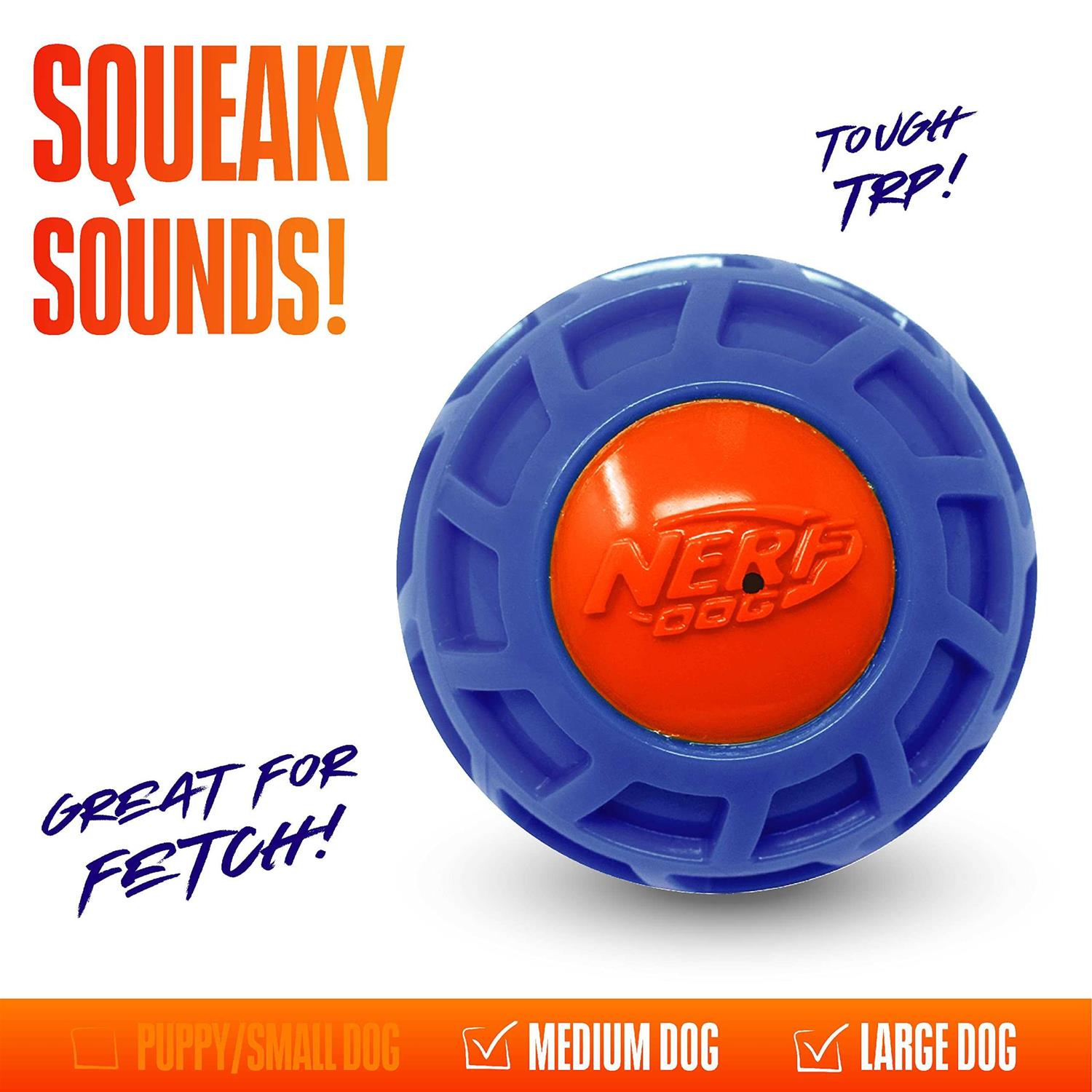Nerf Dog TPR EXO Squeak Ball - Pet Supplies online store