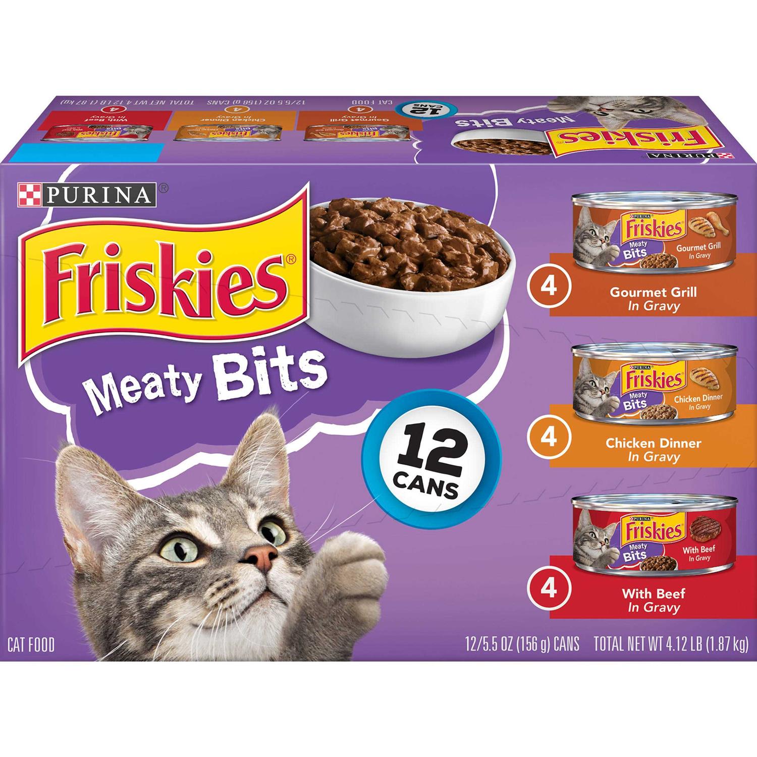 Purina Friskies Meaty Bits Wet Cat Food - Pet Supplies online store