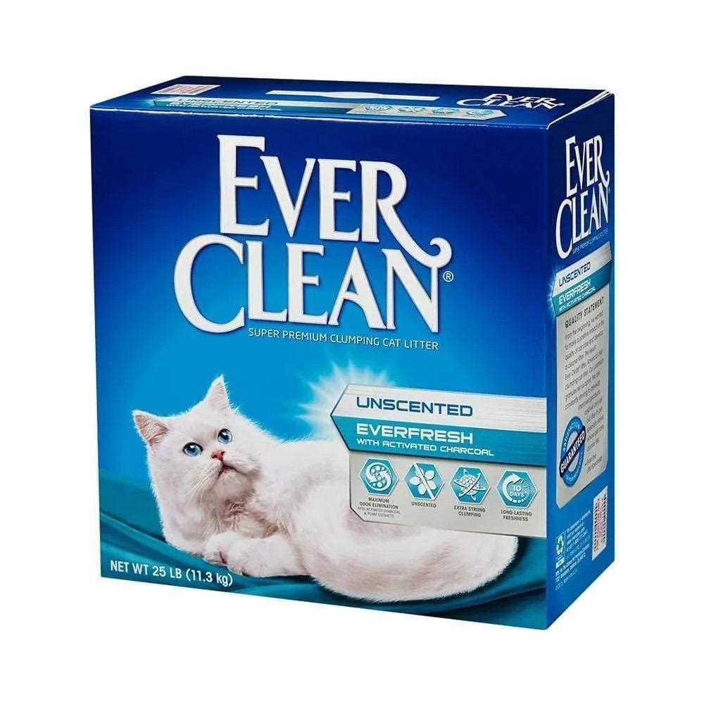 Ever Clean Unscented Cat Litter with Activated Charcoal - Pet Supplies online store