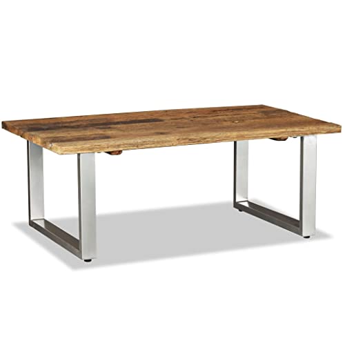 Coffee Table Solid Reclaimed Wood 39.4