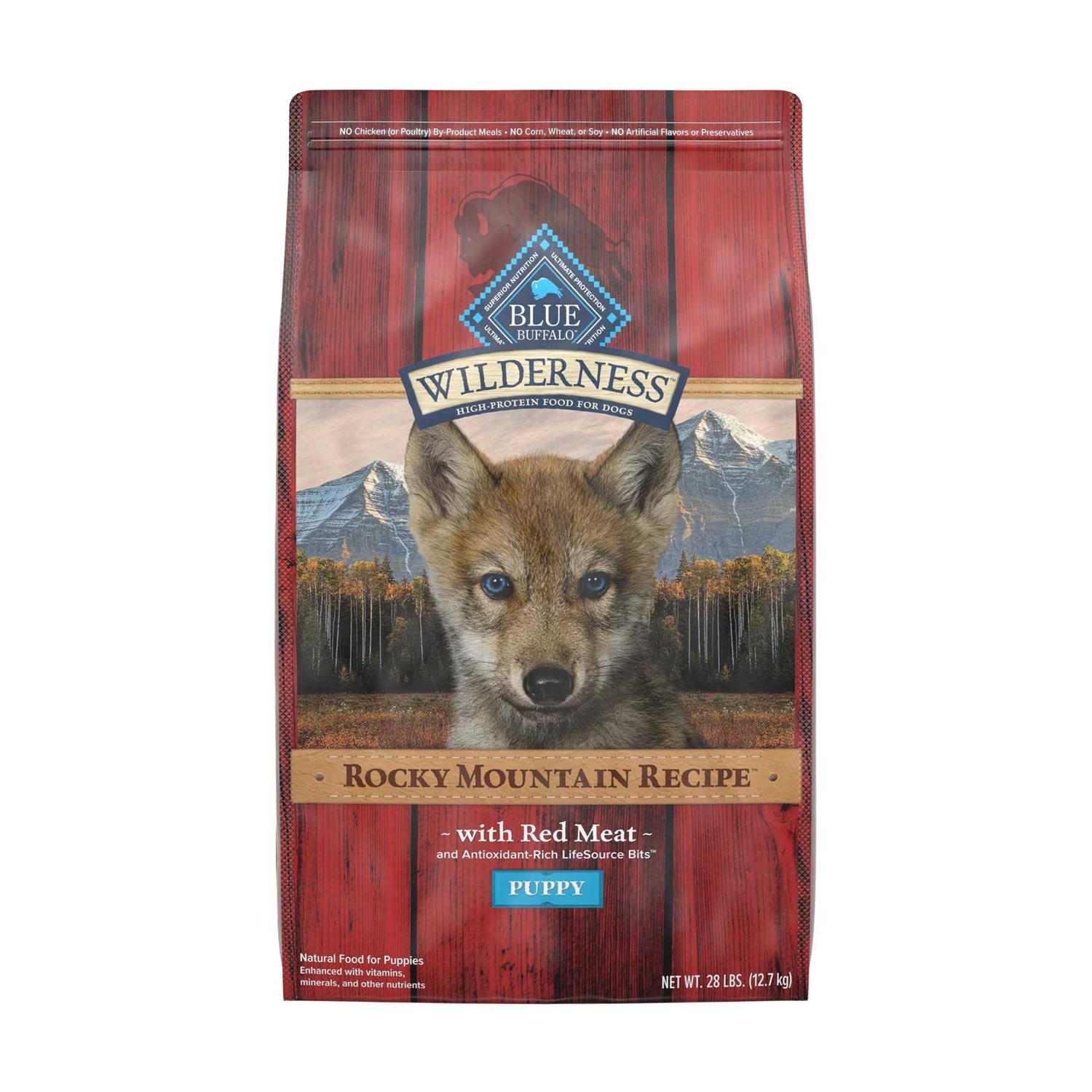 Blue Buffalo Wilderness Rocky Mountain Recipe High Protein Puppy Dry Dog Food - Pet Supplies online store